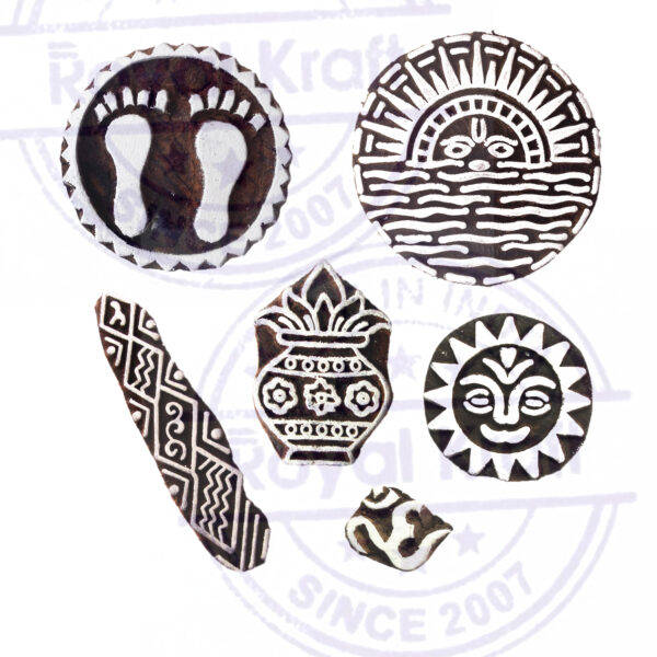Religious Wooden Stamps - Set