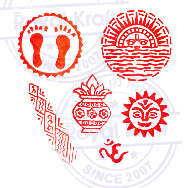 Religious Wooden Stamps - Set