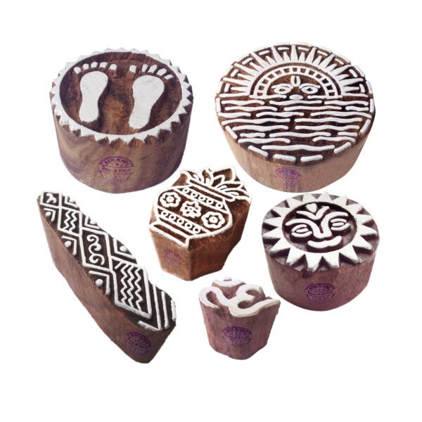 Religious Wooden Stamps - Set