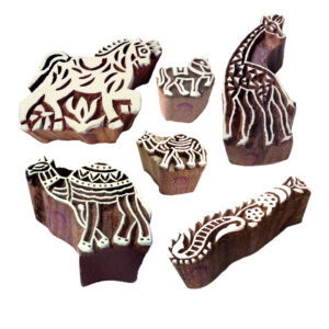 Animal Wooden Stamps - Set