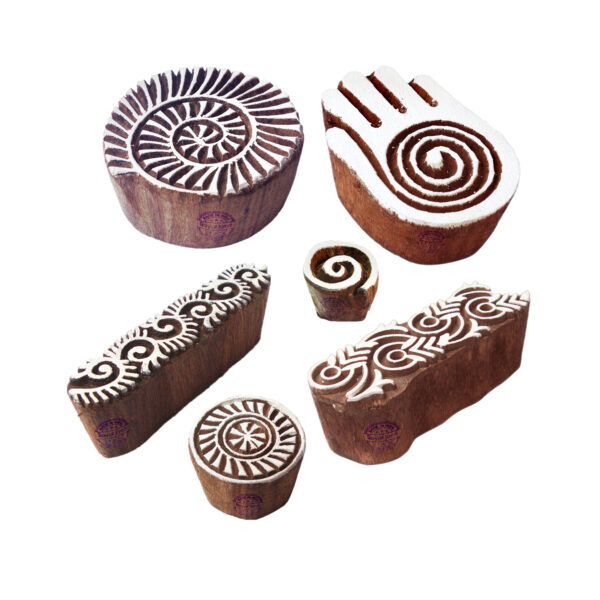 Round Wooden Stamps - Set