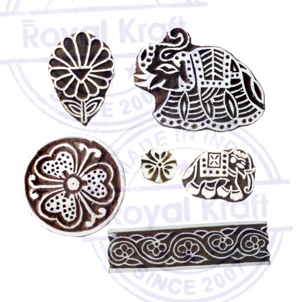 Animal Wooden Stamps - Set