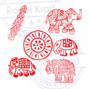 Animal Wooden Stamps - Set