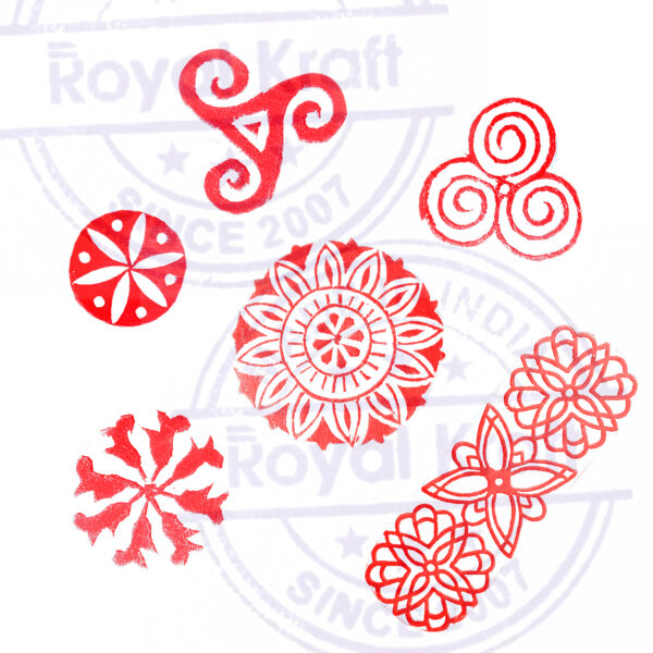 Round Wooden Stamps - Set