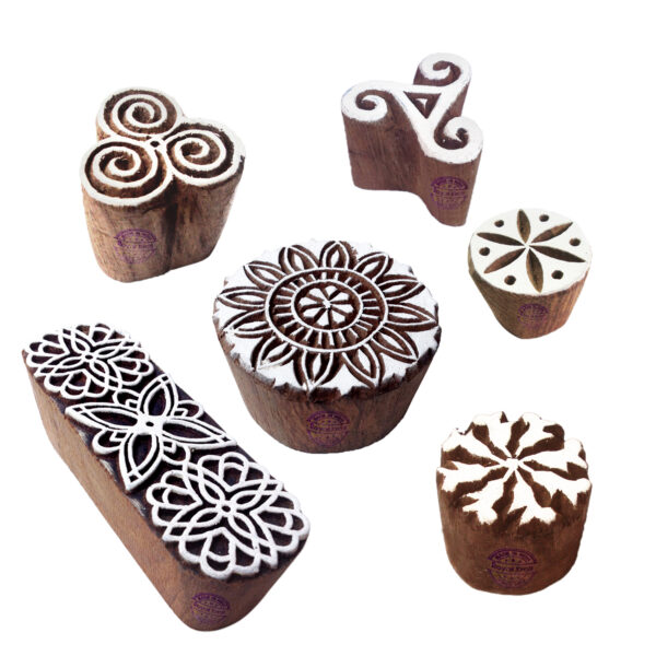 Round Wooden Stamps - Set