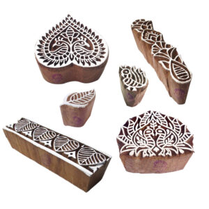 Indian Wooden Stamps - Set