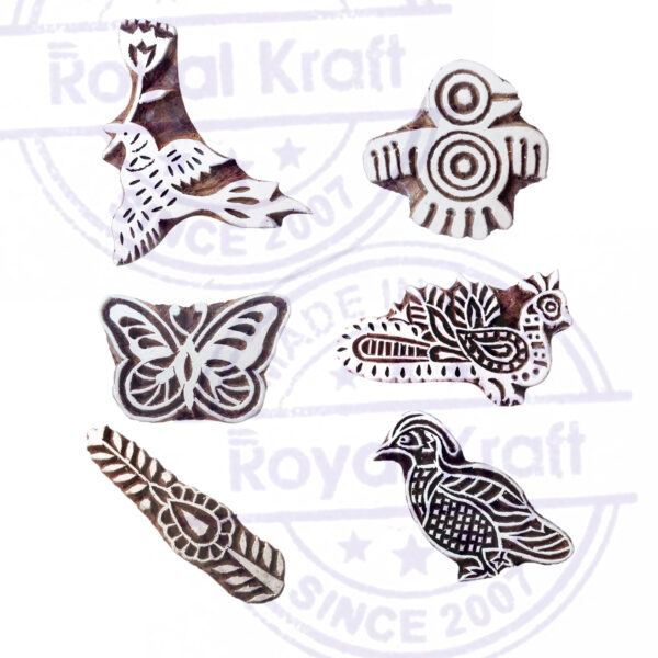 Animal Wooden Stamps - Set
