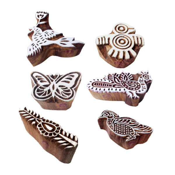 Animal Wooden Stamps - Set