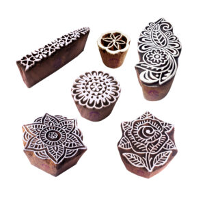 Round Wooden Stamps - Set