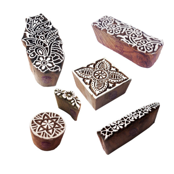 Border Wooden Stamps - Set