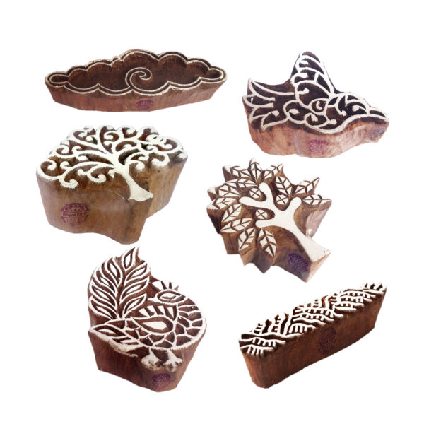 Tree Wooden Stamps - Set