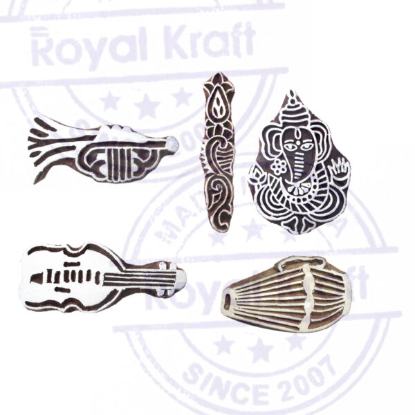 Musical Wooden Stamps - Set