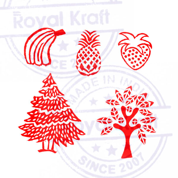 Fruit Wooden Stamps - Set