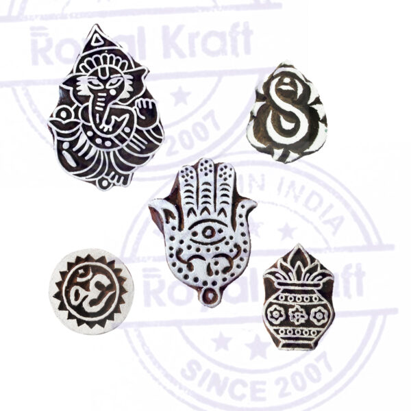 Religious Wooden Stamps - Set