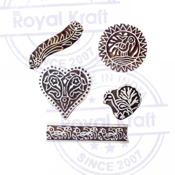 Animal Wooden Stamps - Set