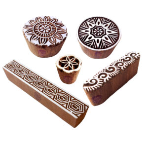 Round Wooden Stamps - Set