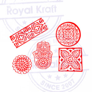 Indian Wooden Stamps - Set