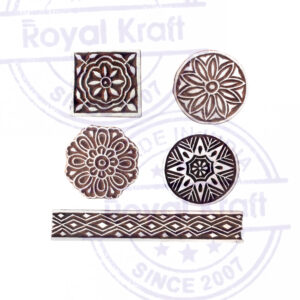 Round Wooden Stamps - Set
