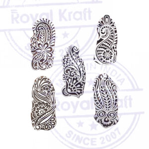 Paisley Wooden Stamps - Set