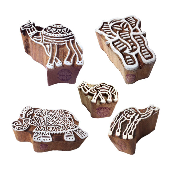Animal Wooden Stamps - Set