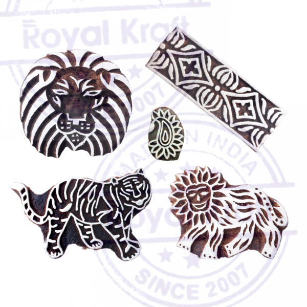 Animal Wooden Stamps - Set