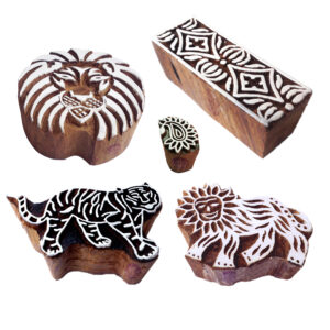 Animal Wooden Stamps - Set