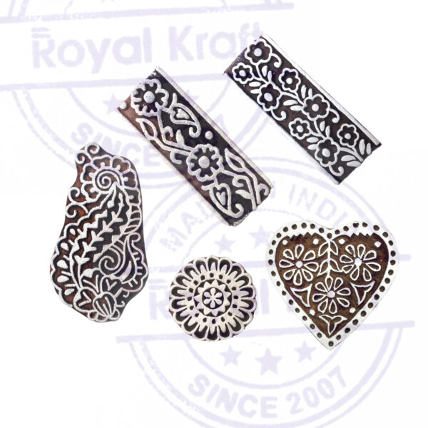 Border Wooden Stamps - Set