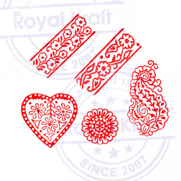 Border Wooden Stamps - Set