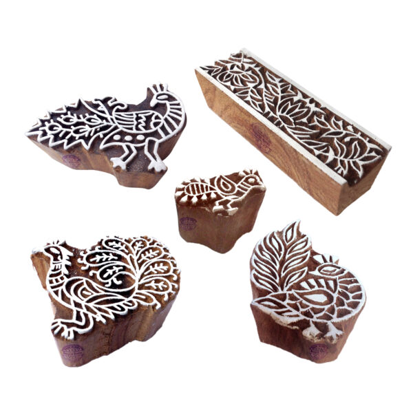 Animal Wooden Stamps - Set