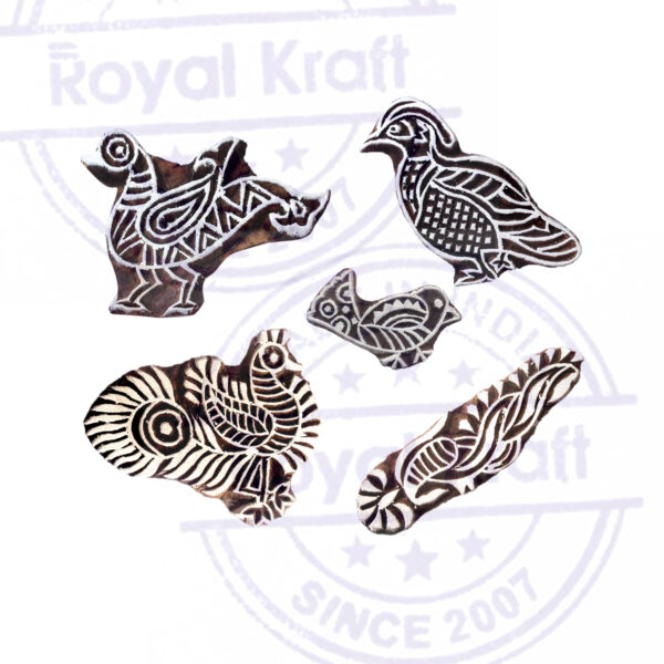 Animal Wooden Stamps - Set
