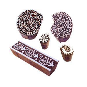 Paisley Wooden Stamps - Set