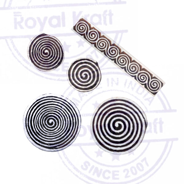 Round Wooden Stamps - Set