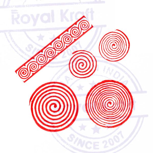 Round Wooden Stamps - Set