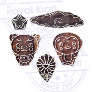 Assorted Wooden Stamps - Set