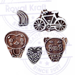 Assorted Wooden Stamps - Set