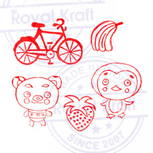 Assorted Wooden Stamps - Set