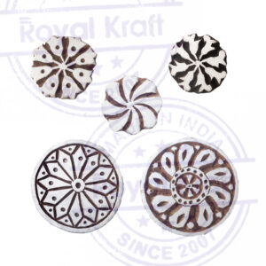 Round Wooden Stamps - Set