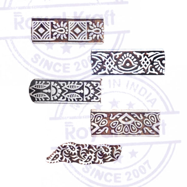 Border Wooden Stamps - Set