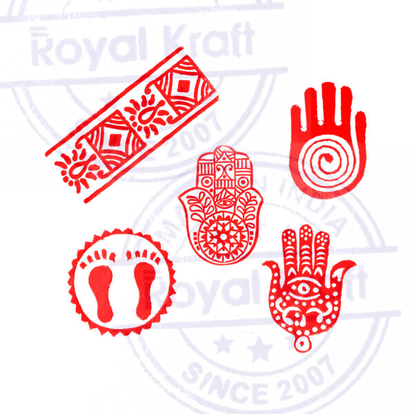 Religious Wooden Stamps - Set