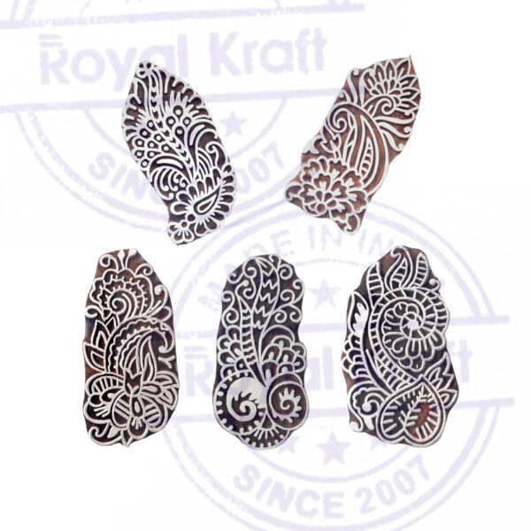 Paisley Wooden Stamps - Set