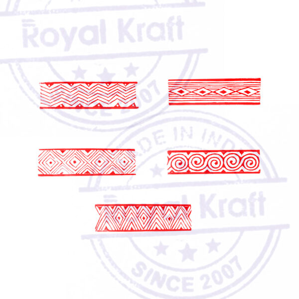Border Wooden Stamps - Set
