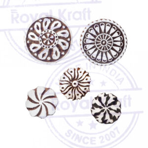Round Wooden Stamps - Set