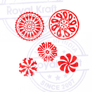 Round Wooden Stamps - Set