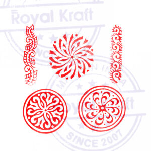 Round Wooden Stamps - Set