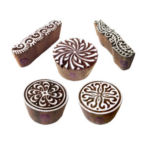 Round Wooden Stamps - Set