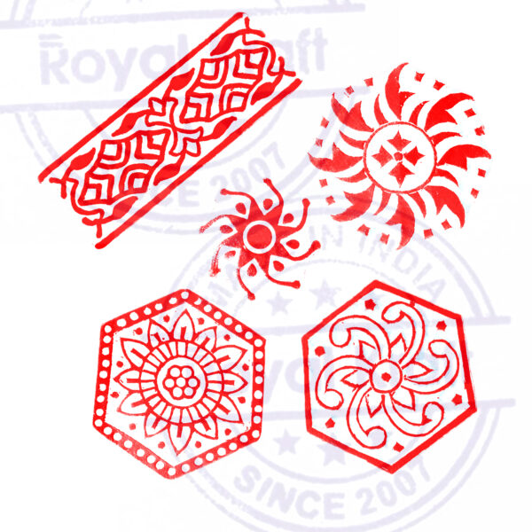 Round Wooden Stamps - Set
