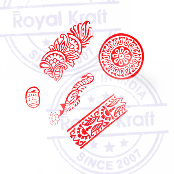 Paisley Wooden Stamps - Set