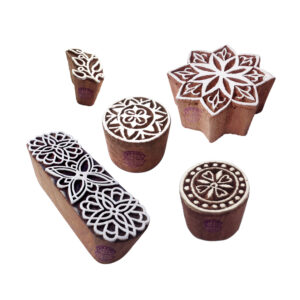 Round Wooden Stamps - Set