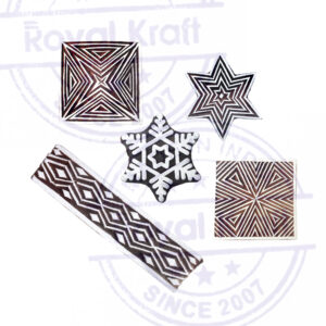 Star Wooden Stamps - Set