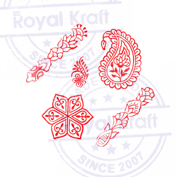 Paisley Wooden Stamps - Set